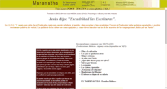 Desktop Screenshot of estudiosmaranatha.com